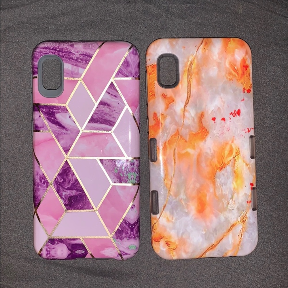 Two Samsung a10e cases